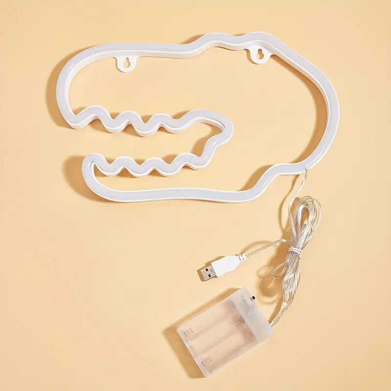 Dinosaur Shaped LED Neon Sign for Home Decor